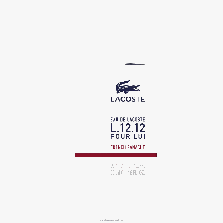 Lacoste l.12.12 french panache pour lui eau de toilette 50ml 0828H2194 blauw 000 Heren