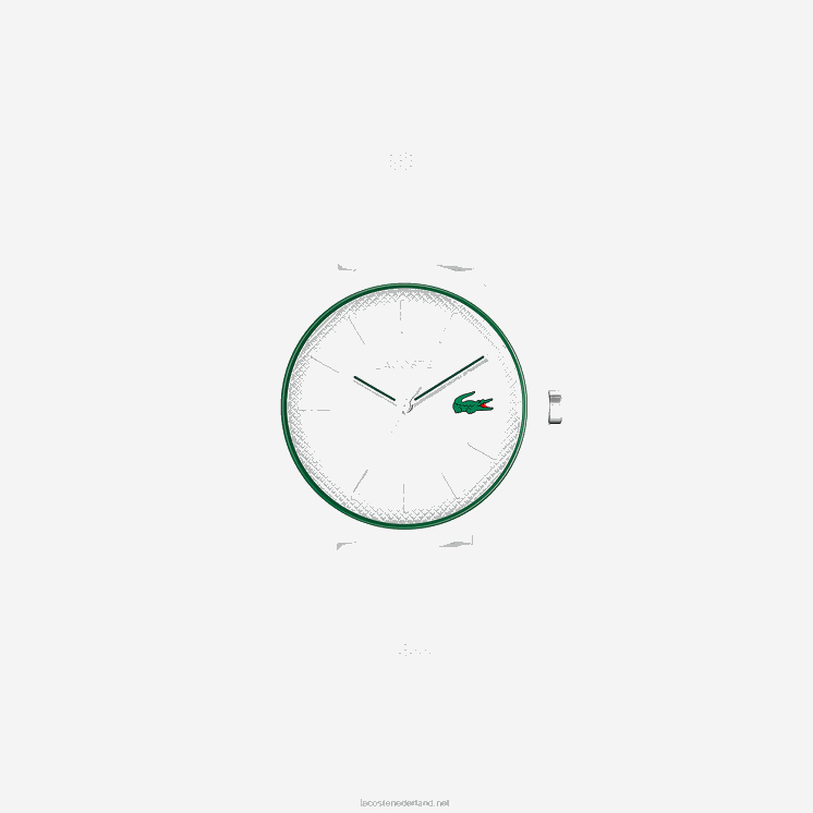 Lacoste Horloge met witte siliconen band 12.12 0828H2203 wit 000 Heren