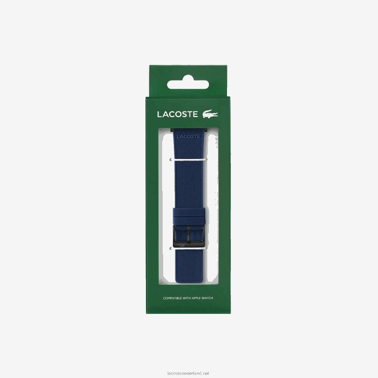 Lacoste apple watch bandje 0828H2285 zwart 000 Heren