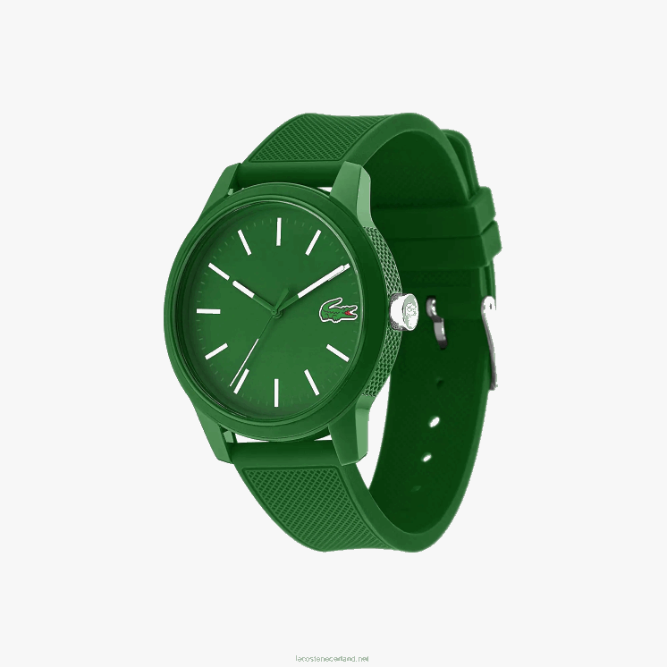 Lacoste groene siliconen band 12.12 horloge 0828H2256 groen 000 Heren