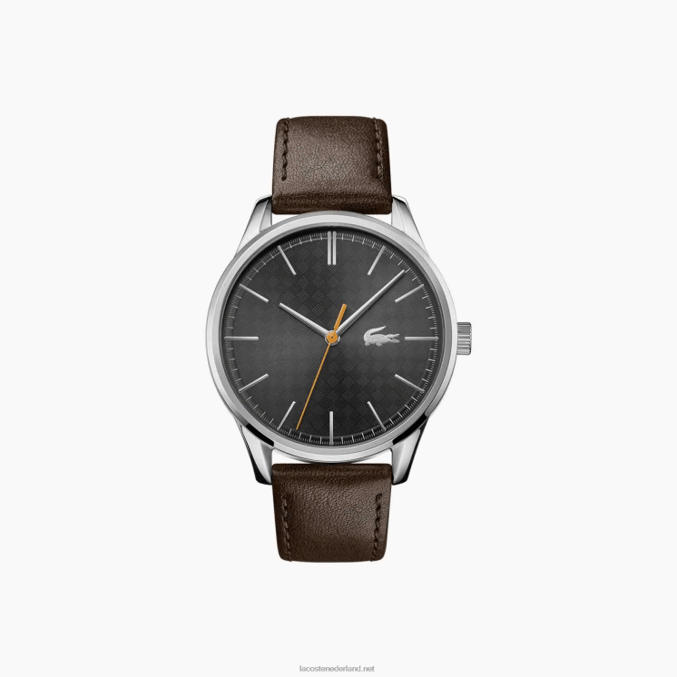 Lacoste wenen horloge met 3 wijzers 0828H2213 bruin 000 Heren