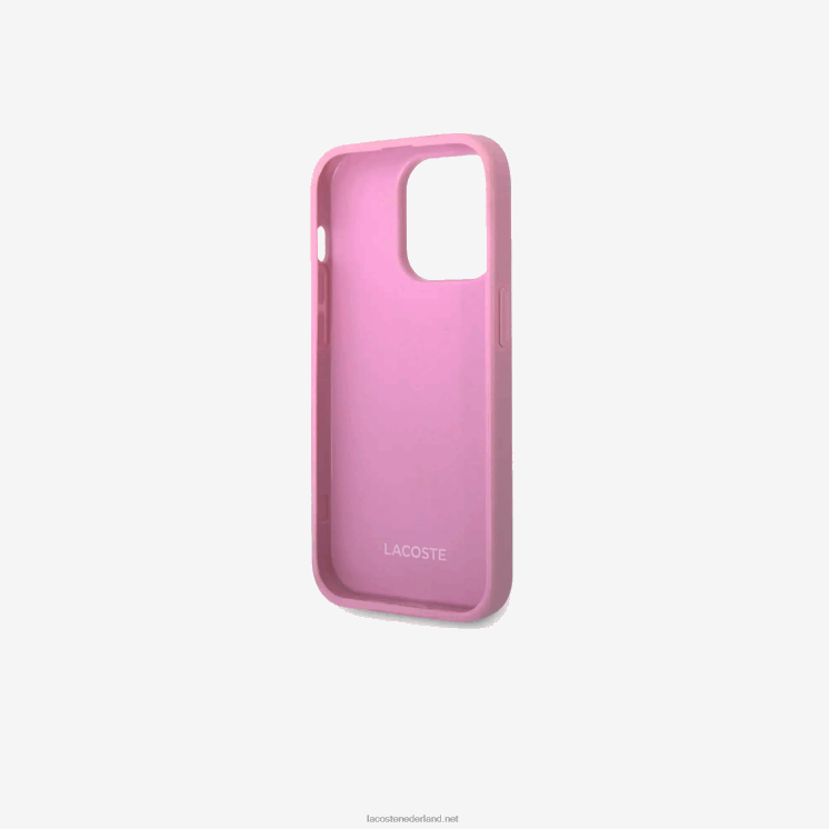 Lacoste petit pique effect iphone 14 pro max hoesje 0828H2215 Parmezaanse m33 Heren