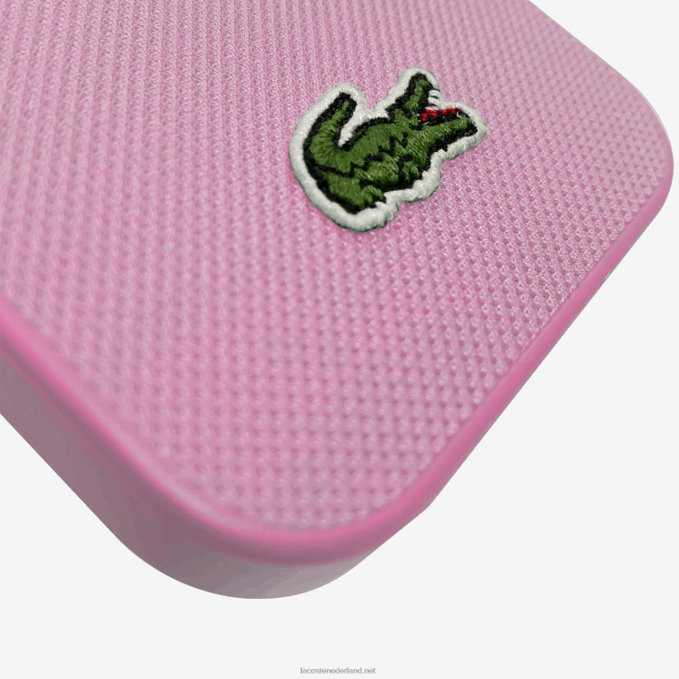 Lacoste petit pique effect iphone 14 pro max hoesje 0828H2215 Parmezaanse m33 Heren