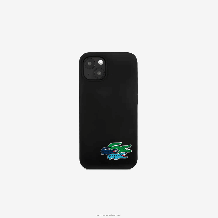 Lacoste siliconen iPhone 14 hoesje 0828H2221 wit 000 Heren