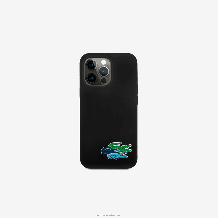 Lacoste siliconen iphone 14 pro hoesje 0828H2220 wit 000 Heren