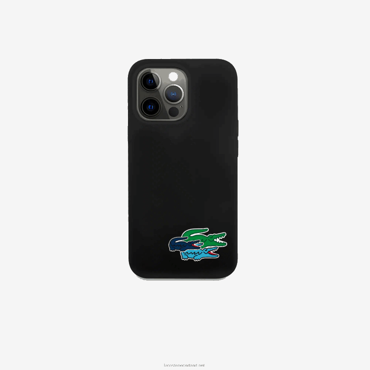 Lacoste siliconen iphone 14 pro max hoesje 0828H2216 wit 000 Heren
