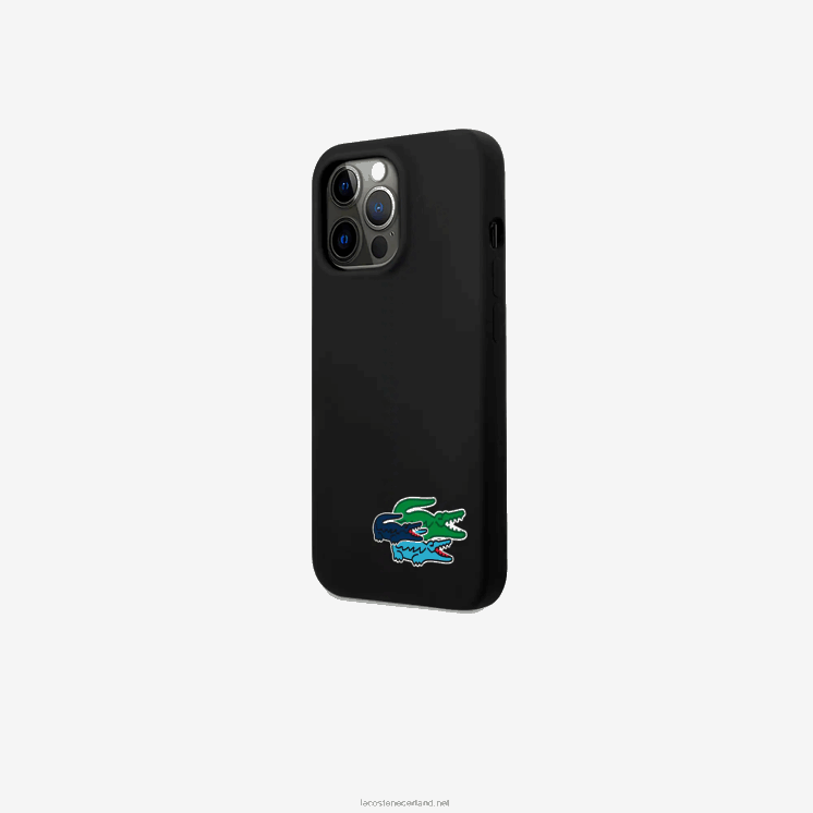 Lacoste siliconen iphone 14 pro max hoesje 0828H2216 wit 000 Heren