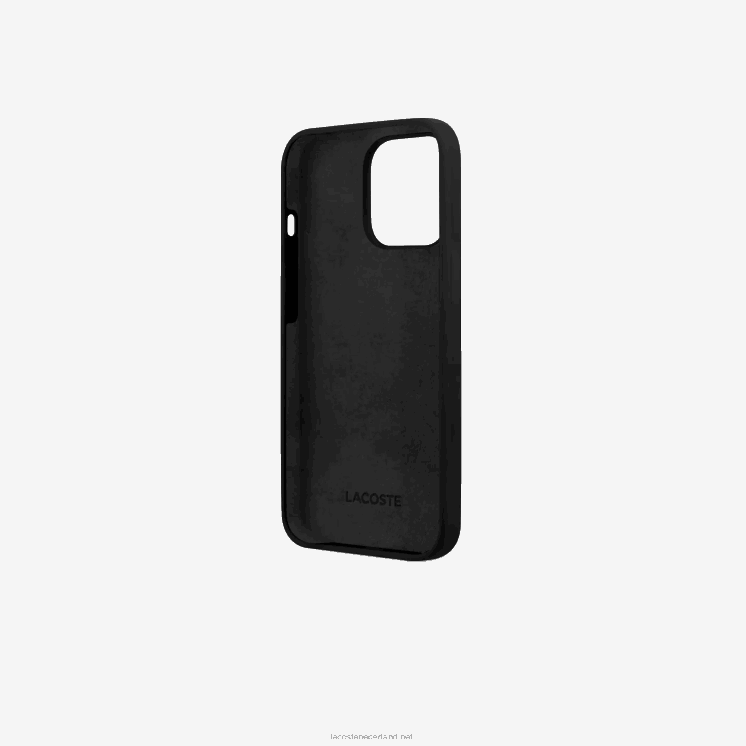 Lacoste siliconen iphone 14 pro max hoesje 0828H2216 wit 000 Heren