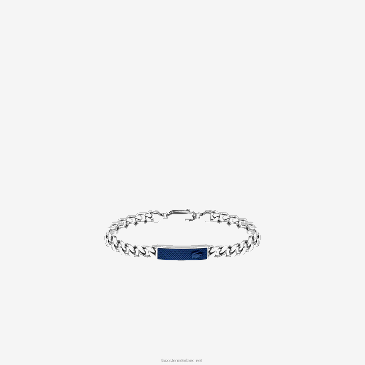 Lacoste set&match armband 0828H2212 zilver 045 Heren