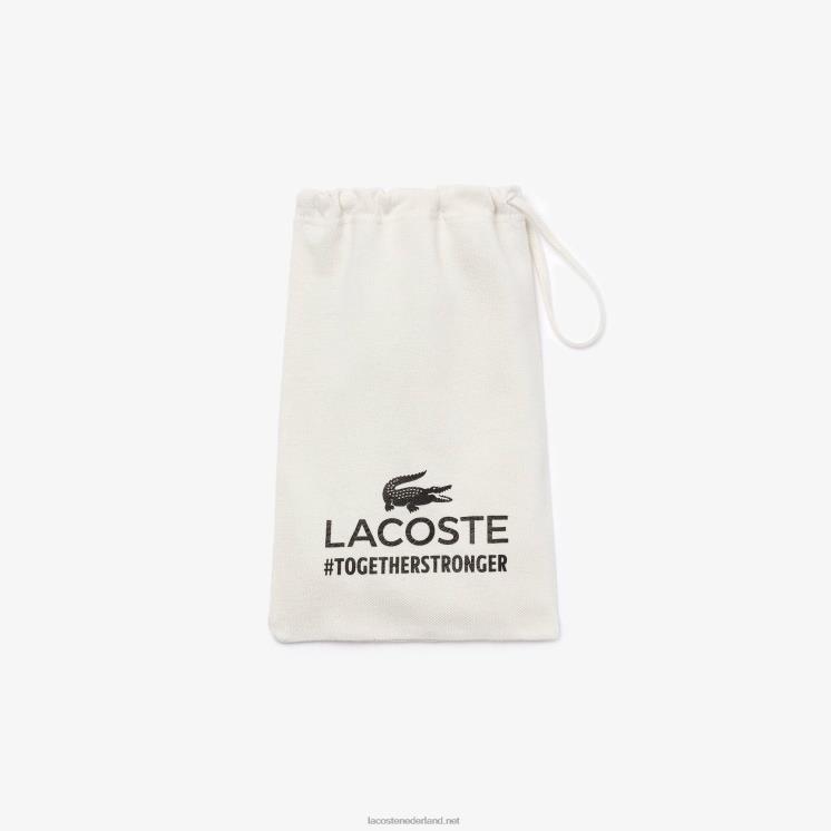 Lacoste l.12.12 gezichtsbeschermingsmasker van piqué katoen 0828H2323 lichtblauw t01 Heren