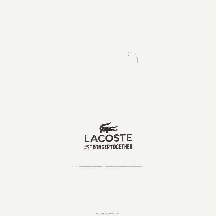Lacoste l.12.12 gezichtsbeschermingsmasker van piqué katoen 0828H2324 lichtroze t03 Heren