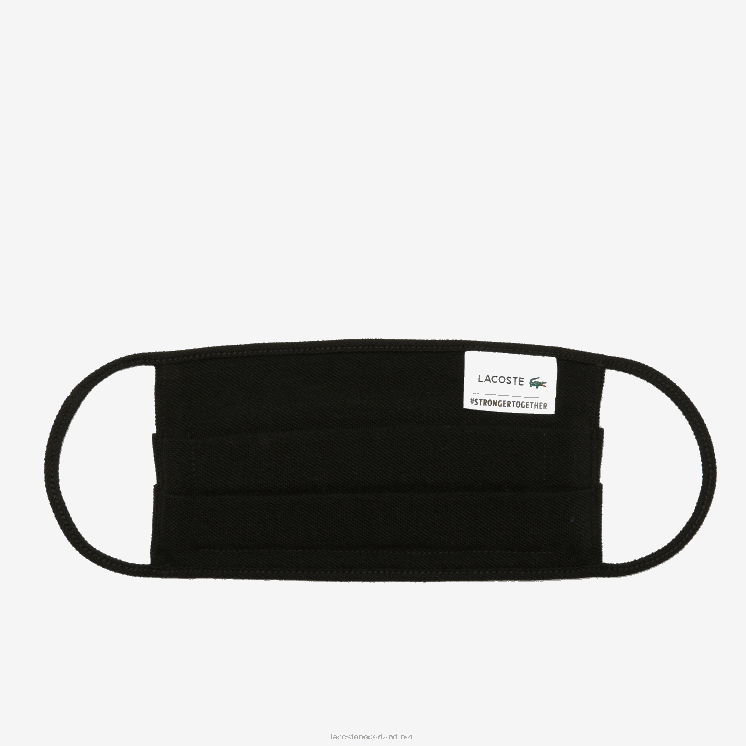 Lacoste l.12.12 gezichtsmaskers 3-pack 0828H2262 zwart 031 Heren