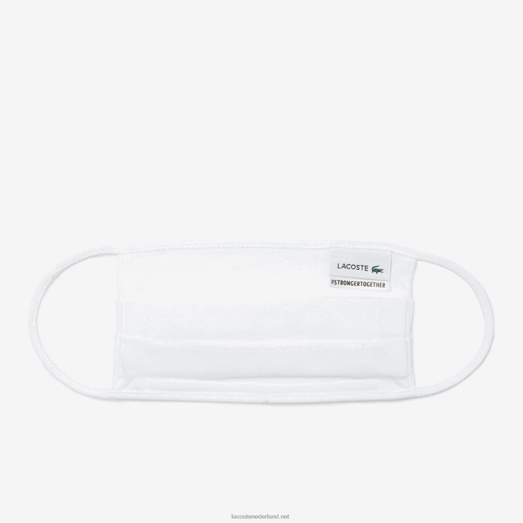 Lacoste l.12.12 gezichtsmaskers 3-pack 0828H2263 wit 001 Heren