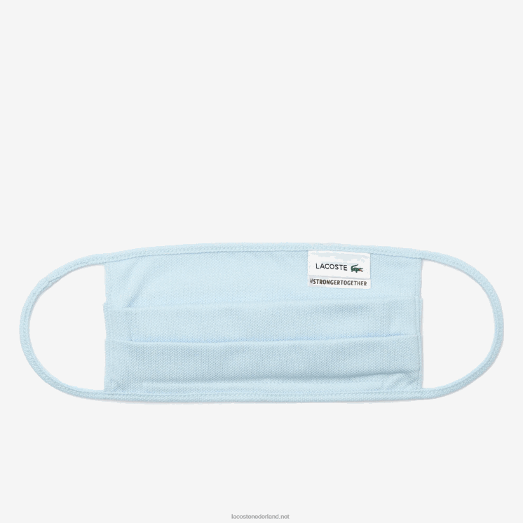 Lacoste l.12.12 gezichtsmaskers 3-pack 0828H2265 lichtblauw t01 Heren
