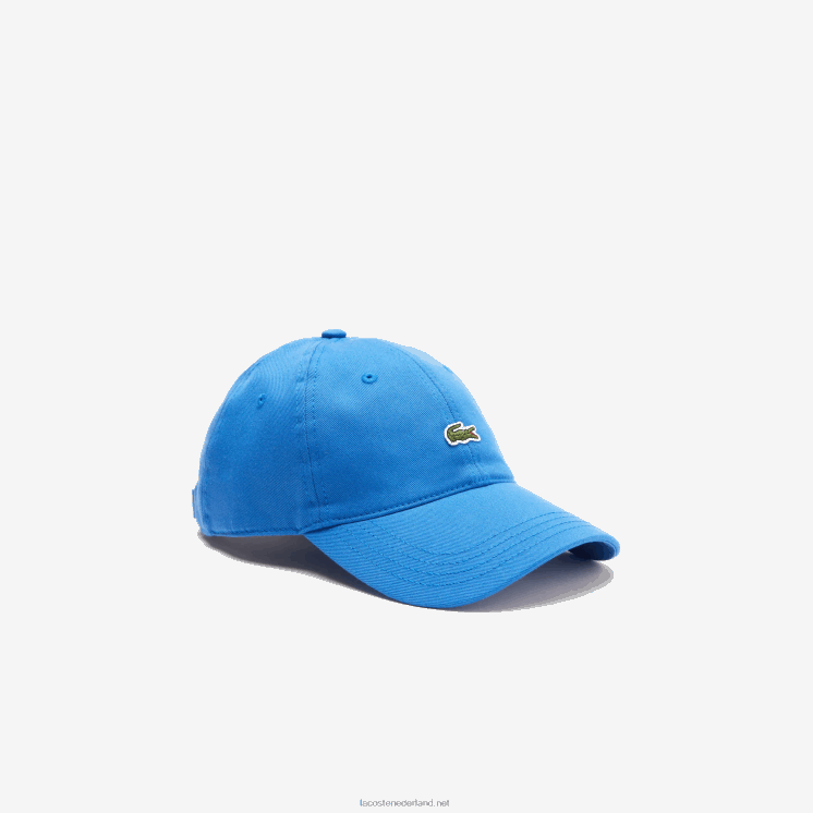 Lacoste kepermuts van biologisch katoen 0828H2148 blauwe kxb Heren