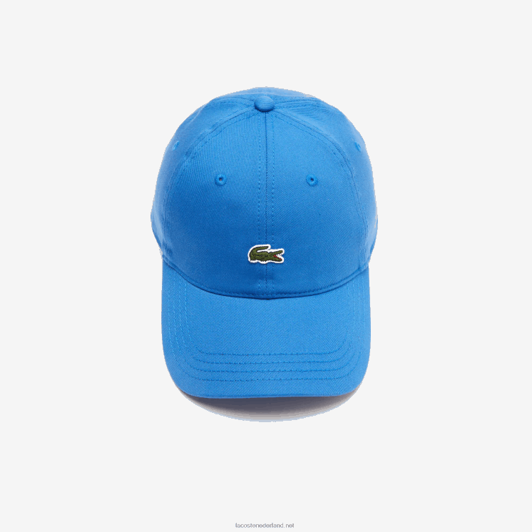 Lacoste kepermuts van biologisch katoen 0828H2148 blauwe kxb Heren