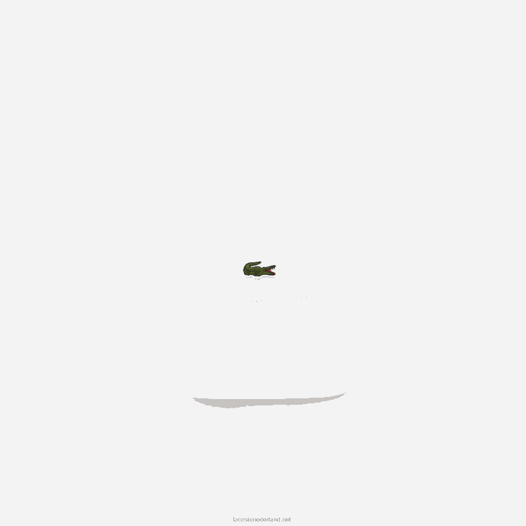 Lacoste kepermuts van biologisch katoen 0828H2150 wit 001 Heren