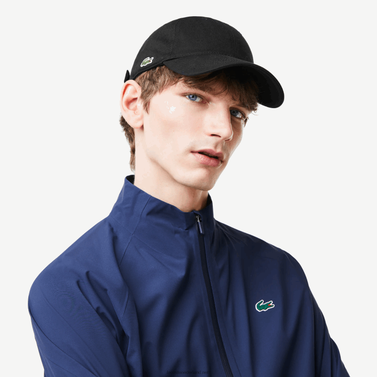 Lacoste kepermuts van biologisch katoen 0828H2181 zwart 031 Heren