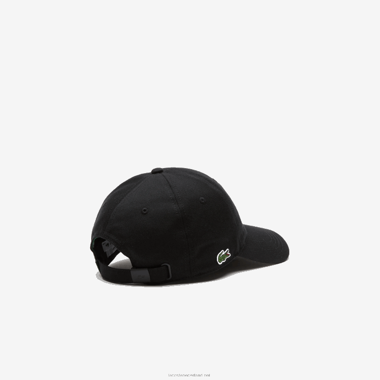 Lacoste kepermuts van biologisch katoen 0828H2181 zwart 031 Heren