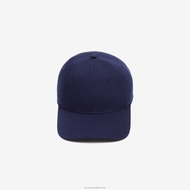 Lacoste kepermuts van biologisch katoen 0828H2182 marineblauw 166 Heren
