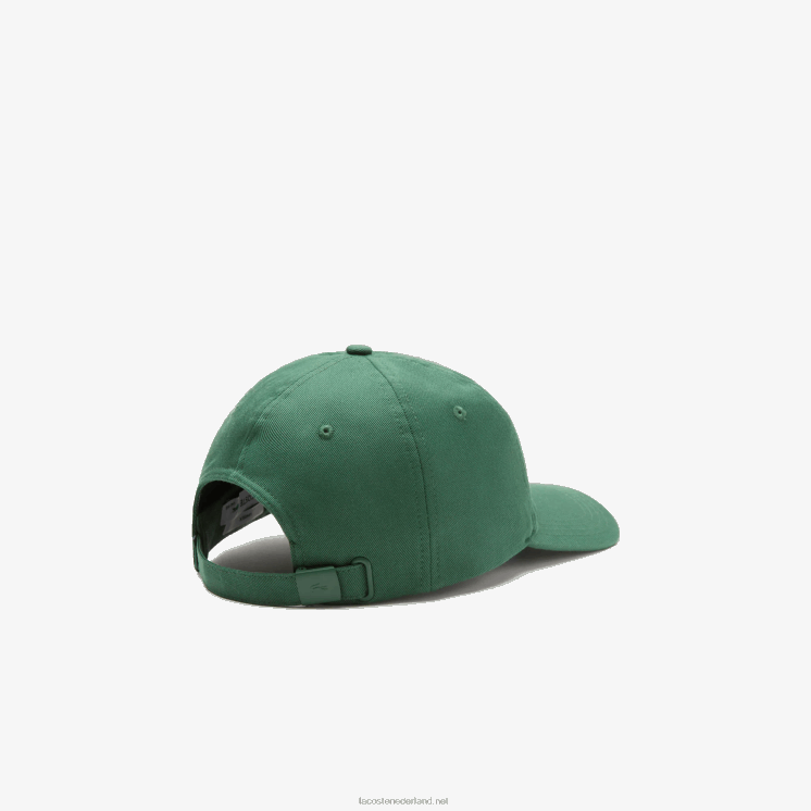 Lacoste pet met krokodilpatch-merk 0828H2147 groen 132 Heren