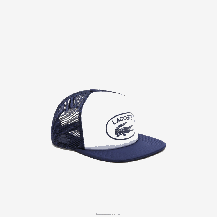 Lacoste pet van gaas en neopreen 0828H2164 marineblauw wit 525 Heren