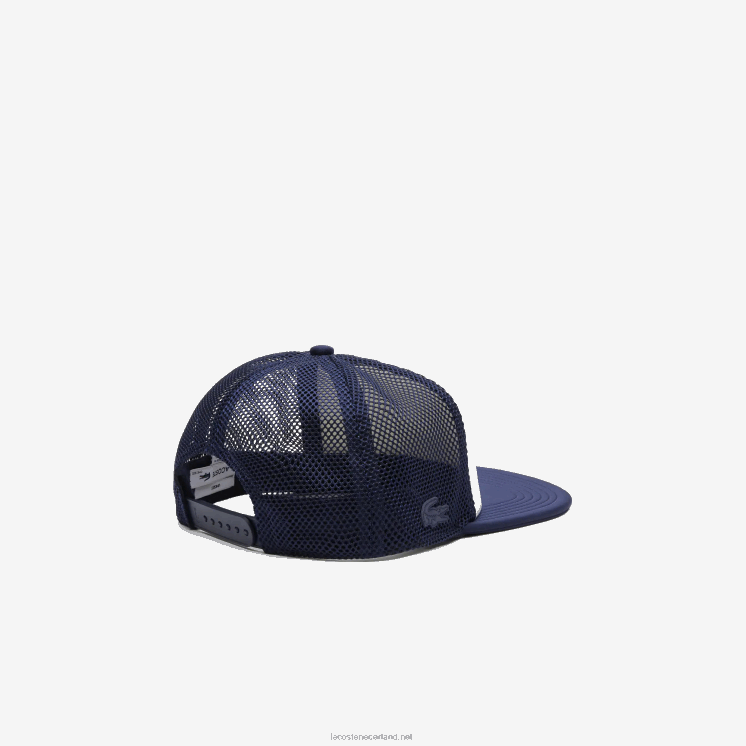 Lacoste pet van gaas en neopreen 0828H2164 marineblauw wit 525 Heren