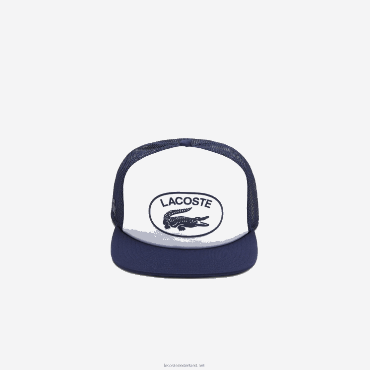 Lacoste pet van gaas en neopreen 0828H2164 marineblauw wit 525 Heren