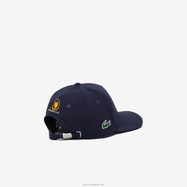 Lacoste presidents cup sport amerikaanse vlag verstelbare pet 0828H2331 marineblauw 166 Heren