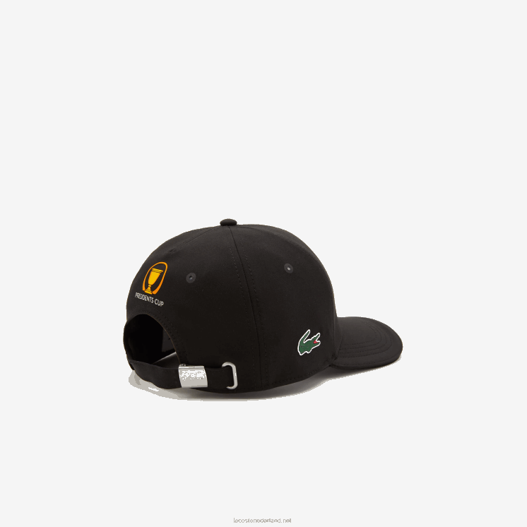 Lacoste presidents cup sportieve pet van tafzijde 0828H2334 zwart 031 Heren