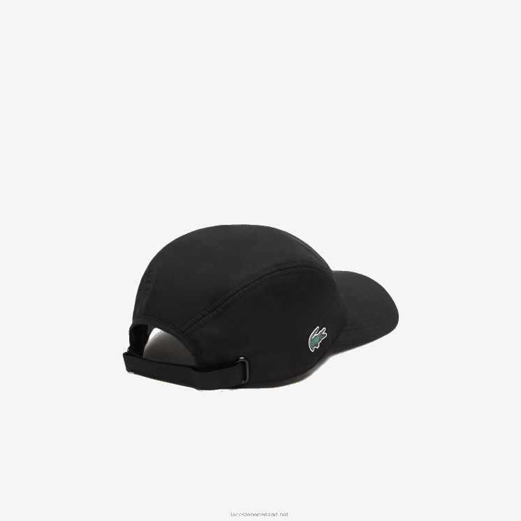Lacoste sport exclusieve krokodil tennispet 0828H2236 zwart 031 Heren