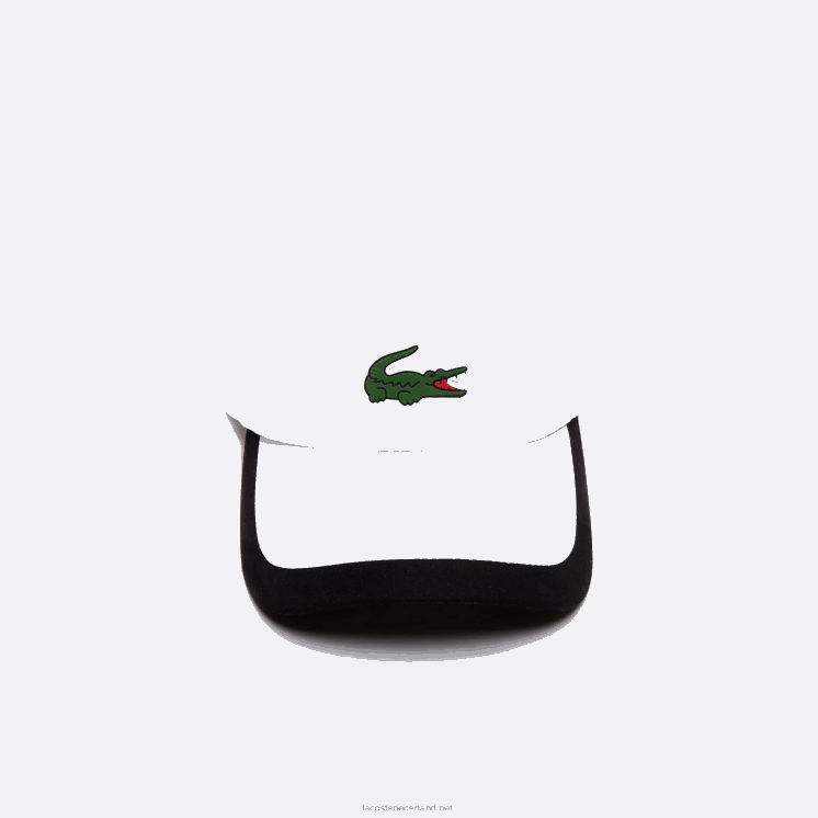 Lacoste sport lichtgewicht pet met contrasterende rand 0828H1930 wit zwart au8 Heren
