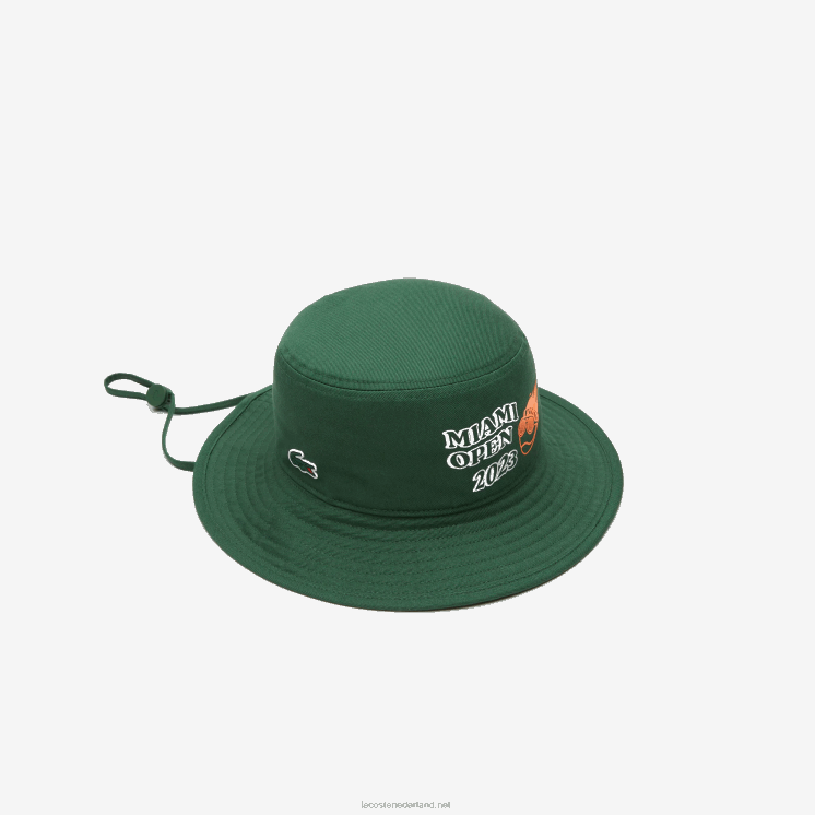 Lacoste sport miami open editie hoed 0828H2170 groen 132 Heren