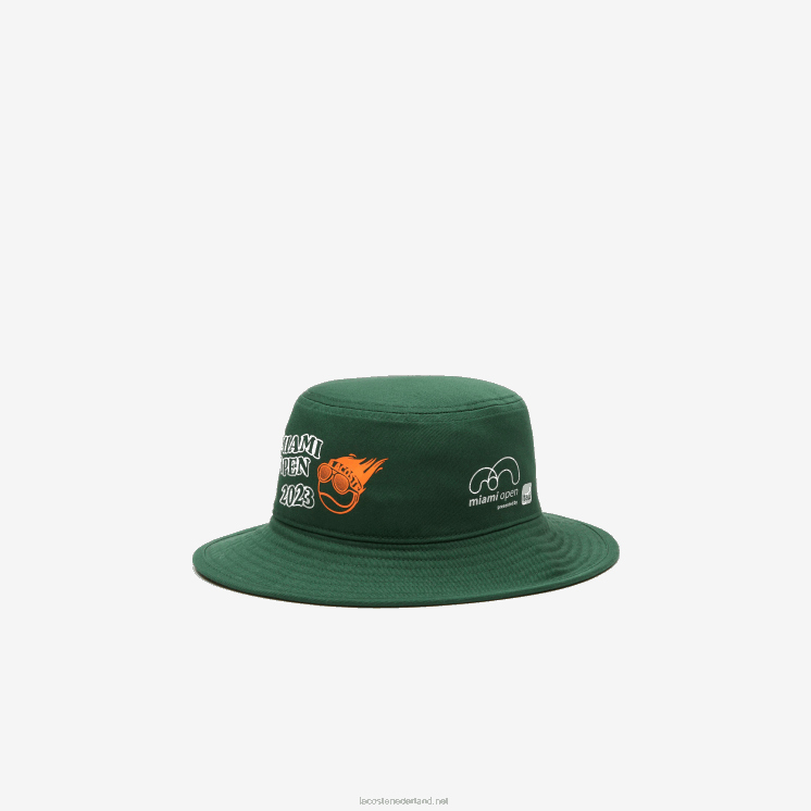 Lacoste sport miami open editie hoed 0828H2170 groen 132 Heren