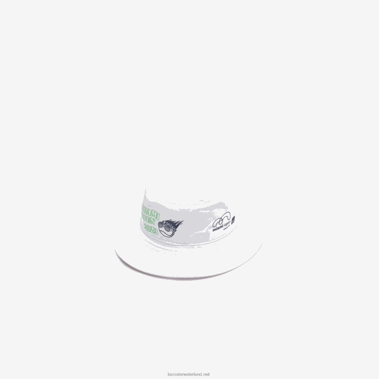 Lacoste sport miami open editie hoed 0828H2171 wit 001 Heren