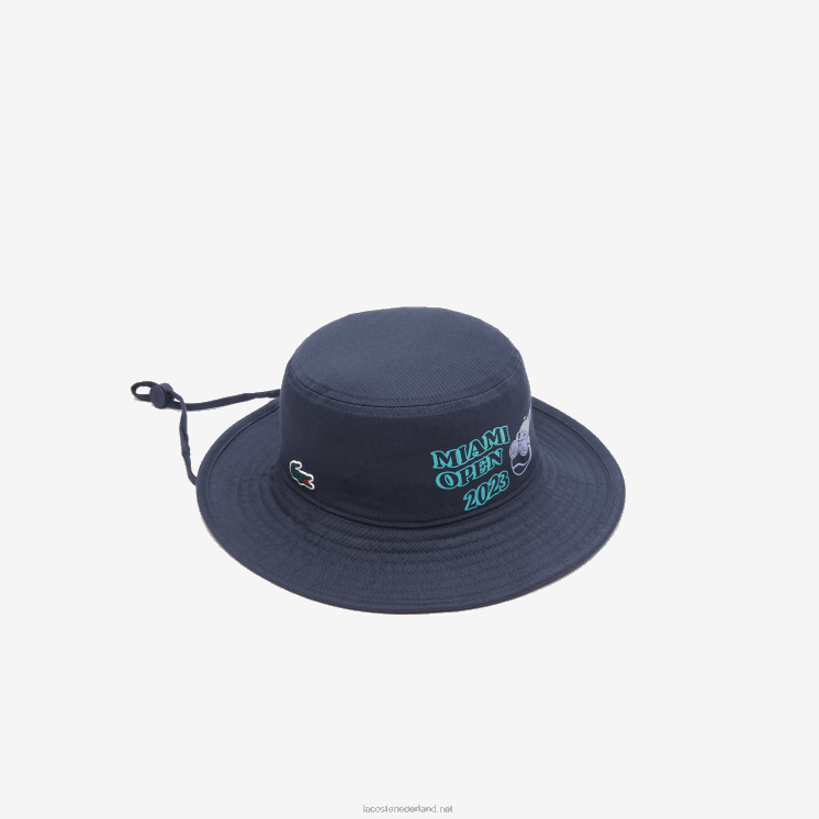 Lacoste sport miami open editie hoed 0828H2172 blauwe kxe Heren