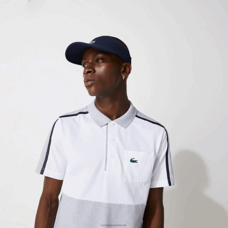 Lacoste sport pique en fleece tennisvizier 0828H2248 marineblauw 166 Heren