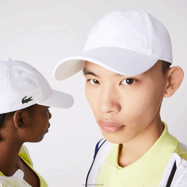 Lacoste sportieve lichtgewicht pet 0828H1923 wit 001 Heren