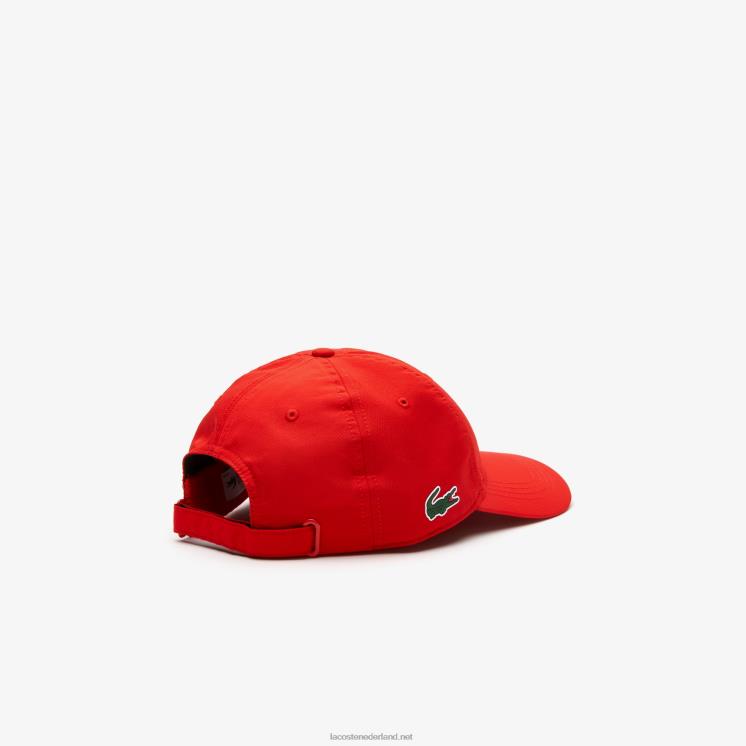 Lacoste sportieve lichtgewicht pet 0828H2144 rode s5h Heren