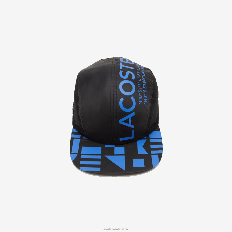 Lacoste sportieve lichtgewicht pet 0828H2259 zwart blauw y88 Heren