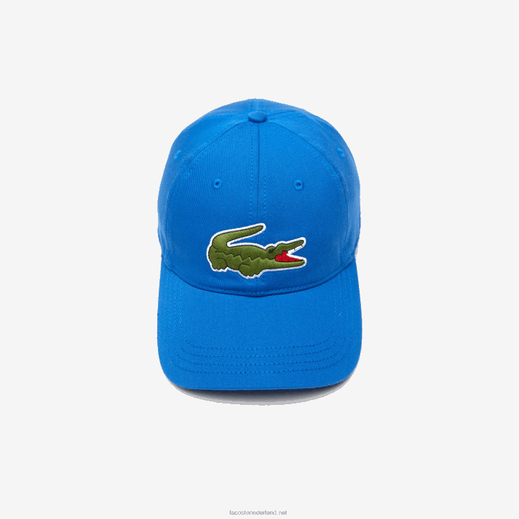 Lacoste verstelbare twill pet van biologisch katoen 0828H2145 blauwe kxb Heren