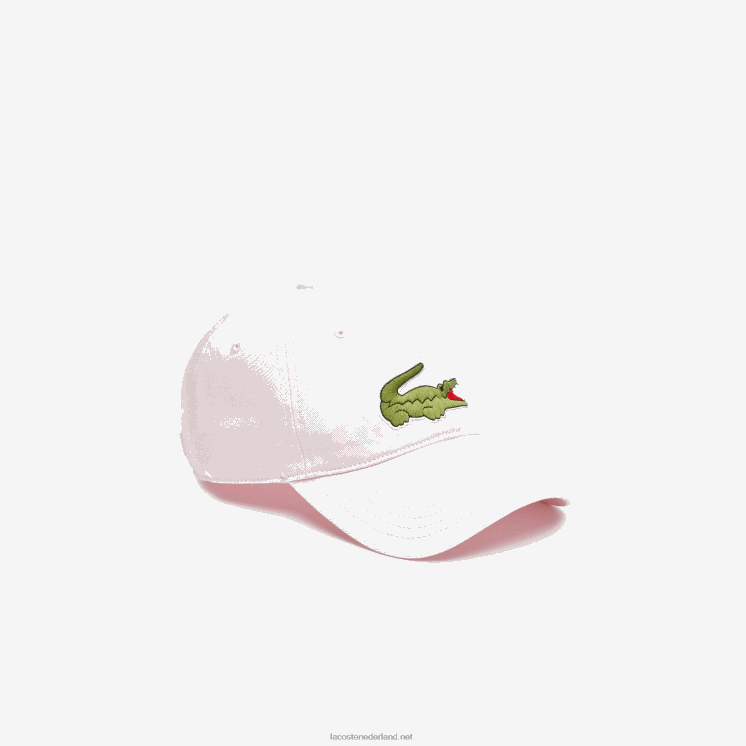 Lacoste verstelbare twill pet van biologisch katoen 0828H2267 lichtroze t03 Heren