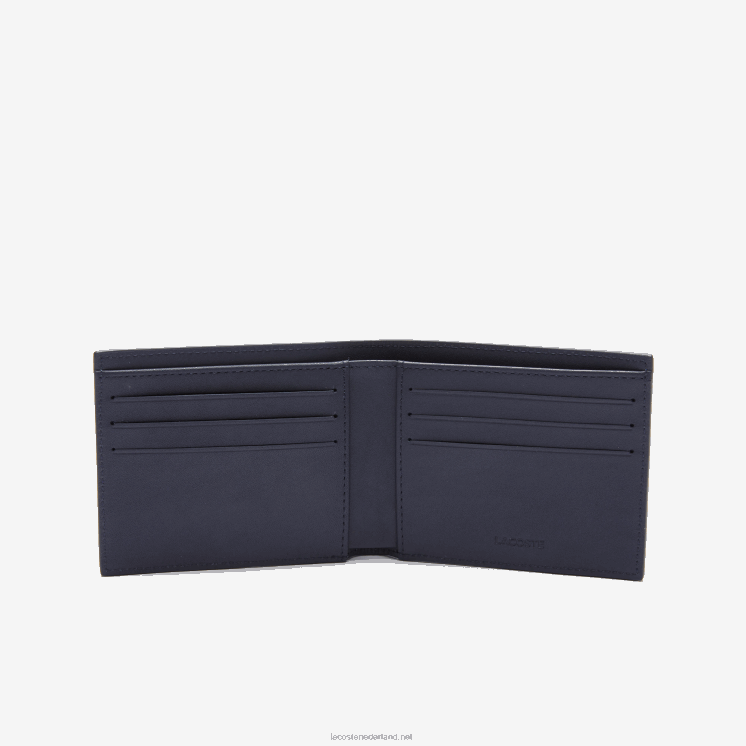 Lacoste Fitzgerald lederen portemonnee met zes kaarten 0828H1954 21 Heren