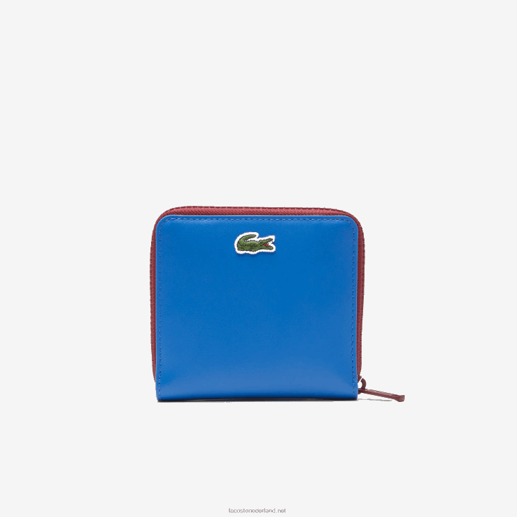 Lacoste Portefeuille met rits en krokodillenbadge 0828H2133 jachthaven k22 Heren