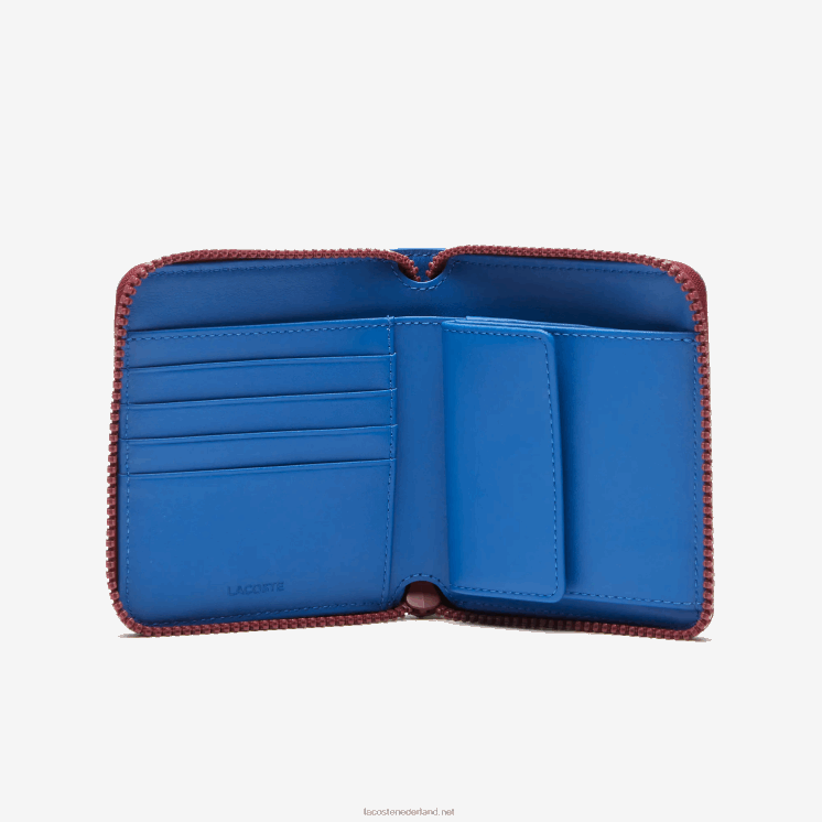 Lacoste Portefeuille met rits en krokodillenbadge 0828H2133 jachthaven k22 Heren