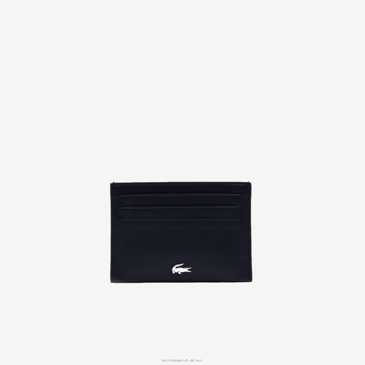 Lacoste fitzgerald lederen kaarthouder 0828H2052 peacoat 021 Heren