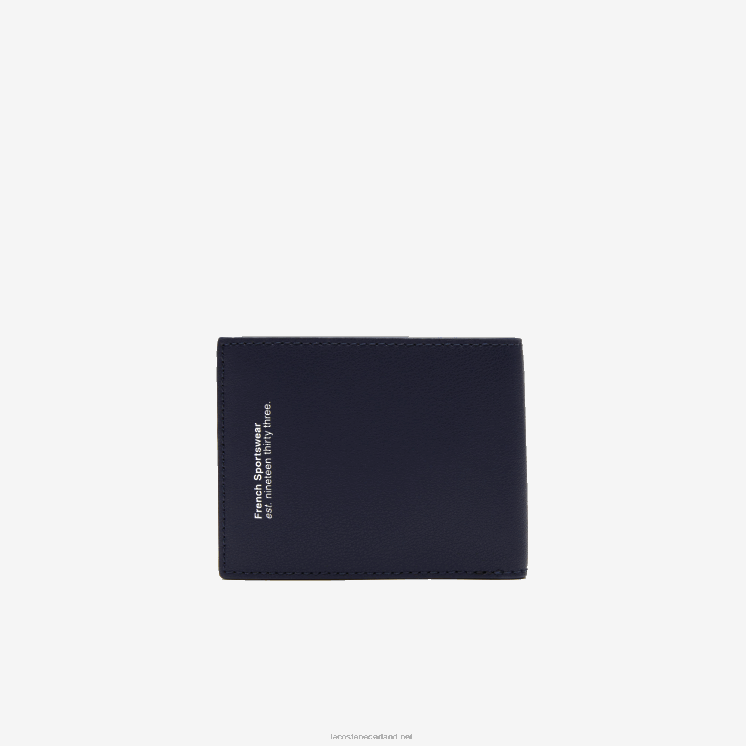 Lacoste interieur kaartsleuf opvouwbare portemonnee 0828H1993 21 Heren