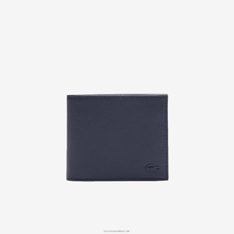 Lacoste klassieke petit pique portemonnee met drie kaarten 0828H2059 21 Heren