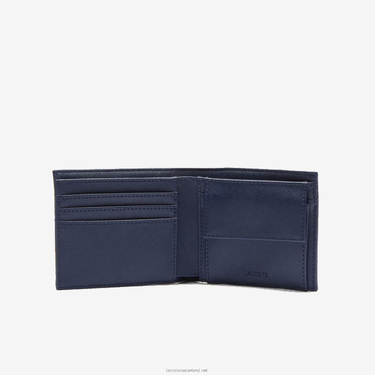 Lacoste klassieke petit pique portemonnee met drie kaarten 0828H2059 21 Heren