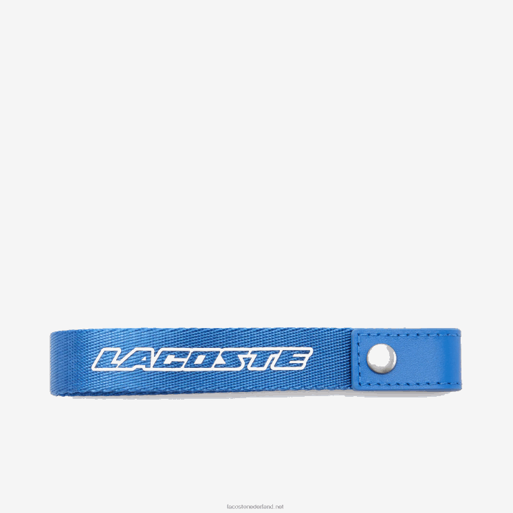 Lacoste portemonnee en bijpassende sleutelhanger cadeauset 0828H2127 zwart 000 Heren